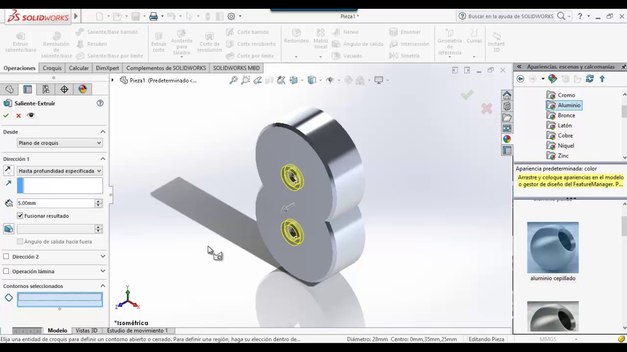 Solidworks Bomba de Lóbulos