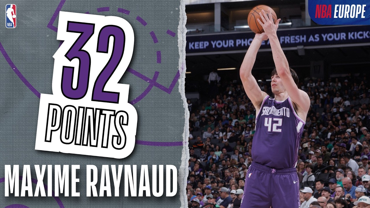 Raynaud's 32-point career-high not enough 🤏 Maxime's Best Moments v Spurs