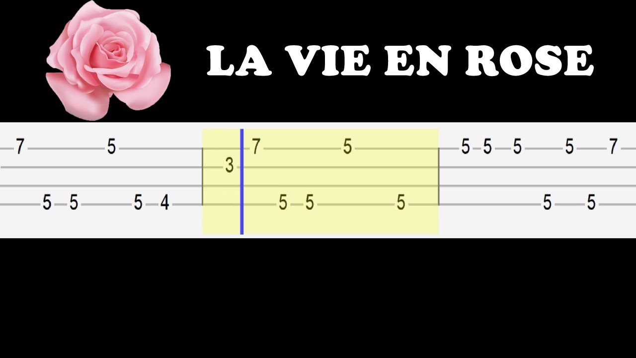 Edith Piaf - La Vie En Rose (Easy Ukulele Tabs Tutorial)