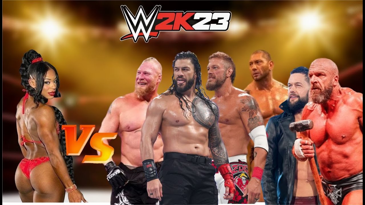 Intergender Match - Bianca Belair vs WWE Superstars : WWE 2K23
