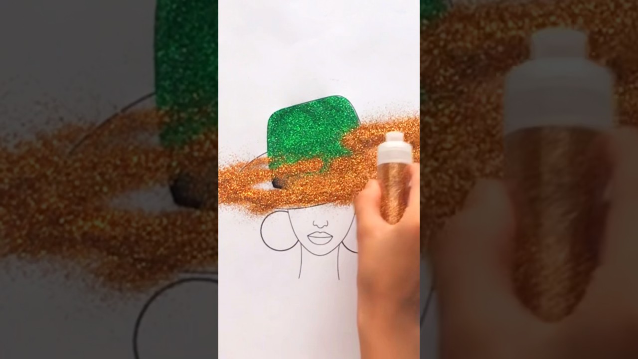 Glitter Art #Art #shorts