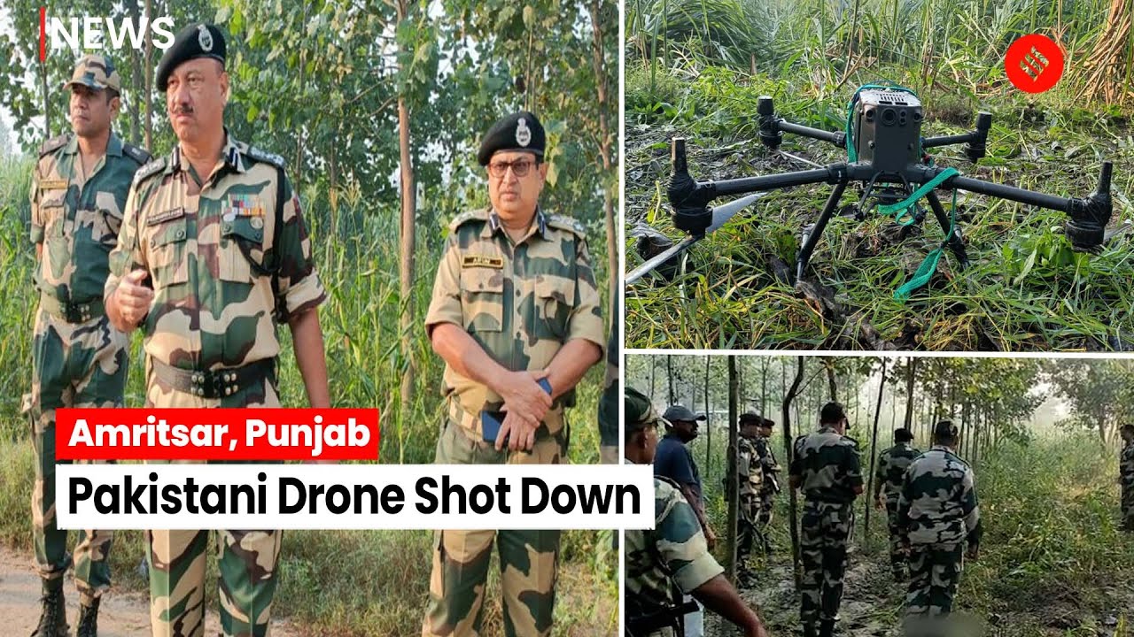 BSF Shoots Down Pakistani Drone Along International Border In Punjab