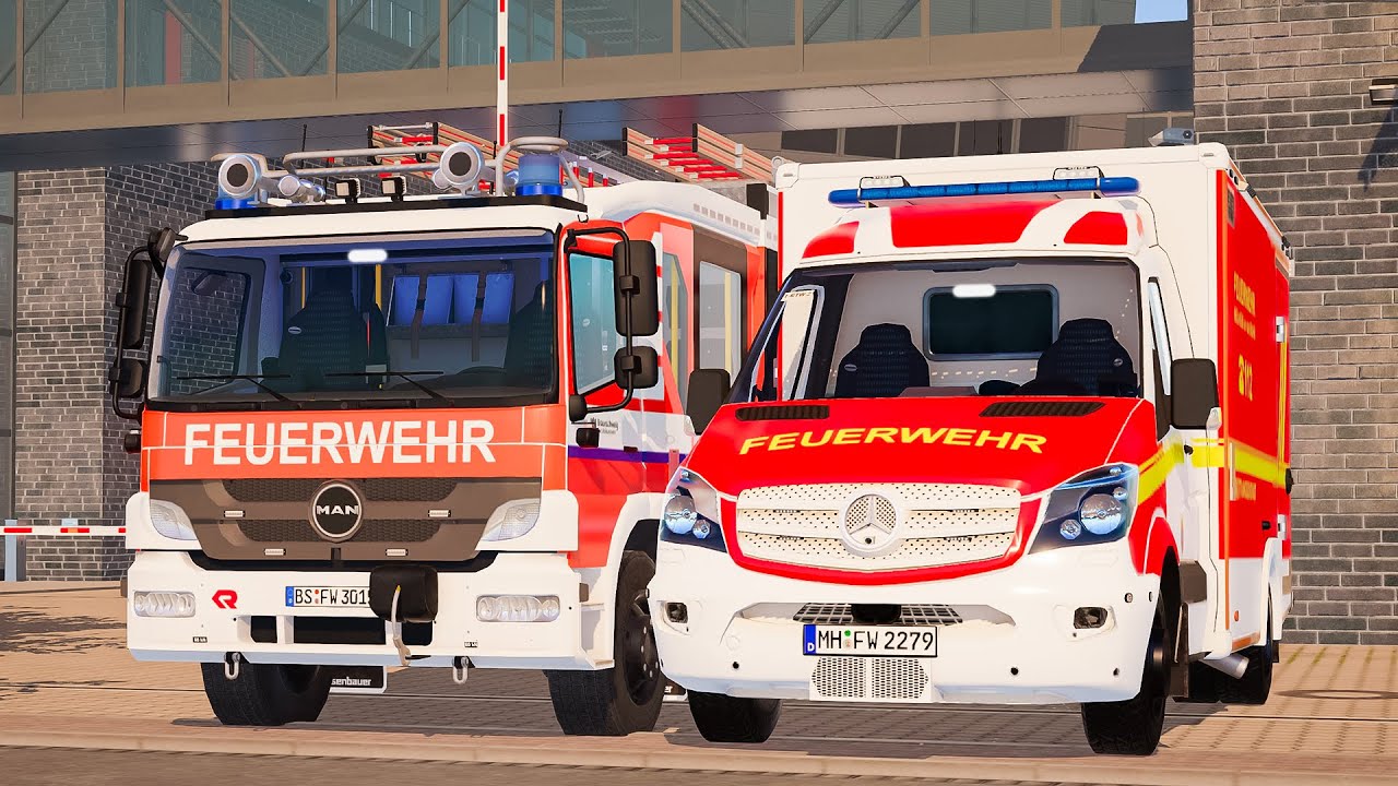 Emergency Call 112 – Braunschweig Fire Brigade & Ambulance Rapid Response! 🚒🚑 4K Ultra Simulation