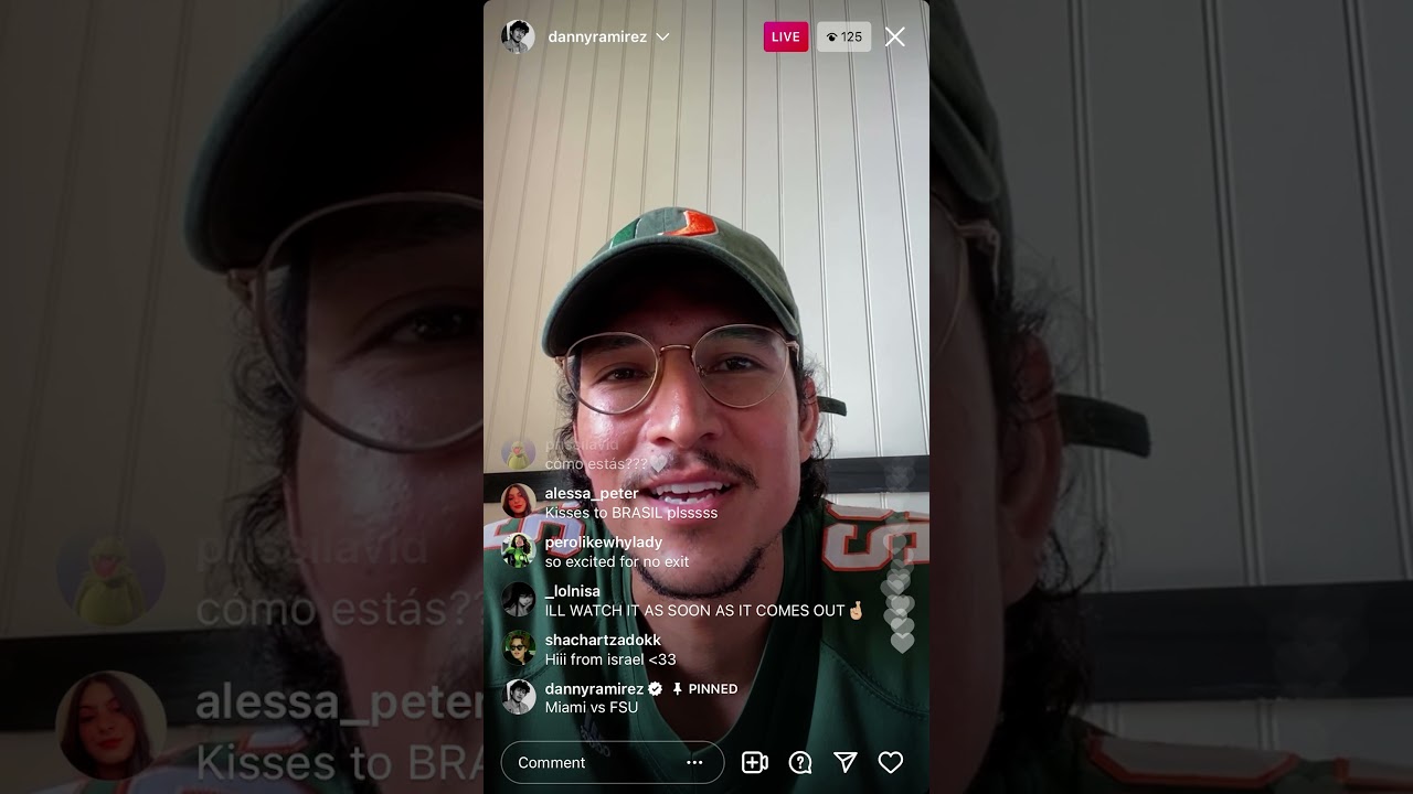 Danny Ramirez IG Live 11/13/21