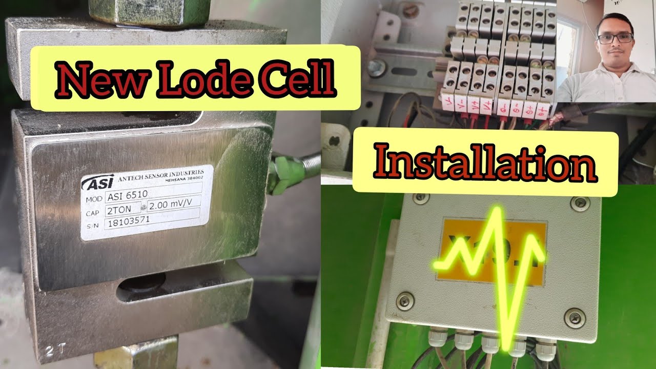 New load cell installation kaise kare/how to install load Cell aggregate weigh scale batching plant