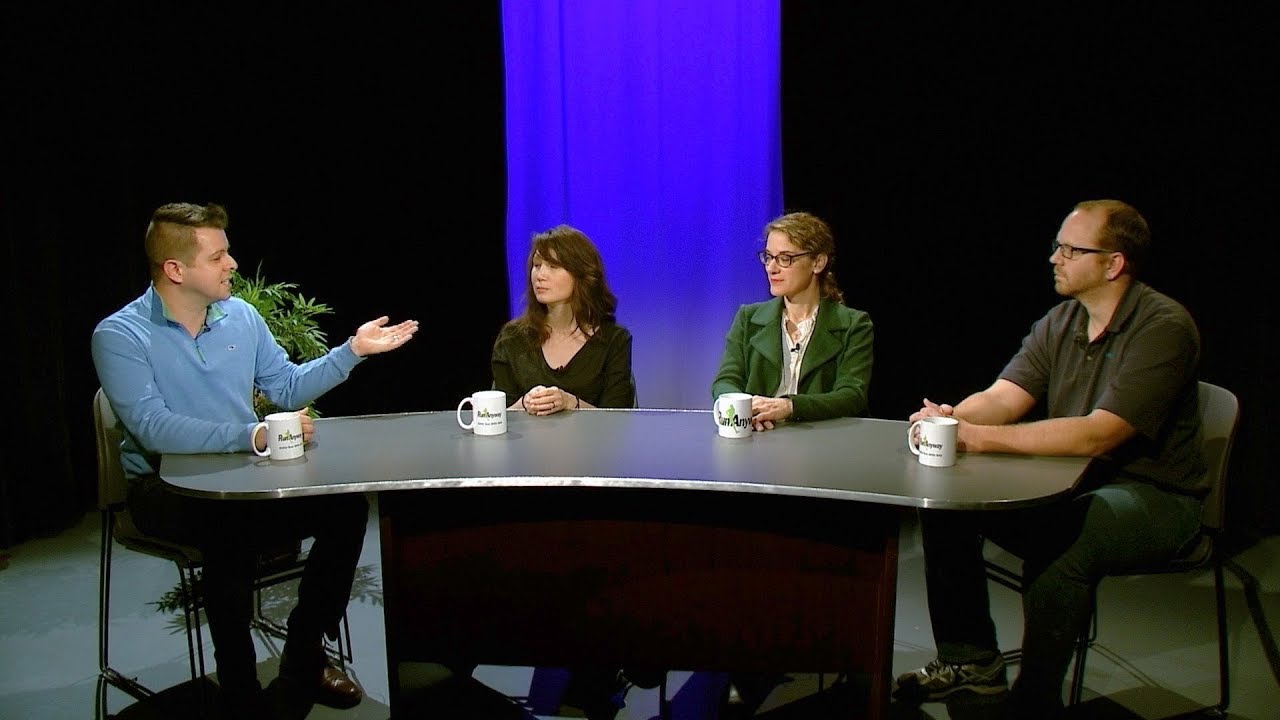 Lance Svendsen leads a panel discussion on the topic of suicide.