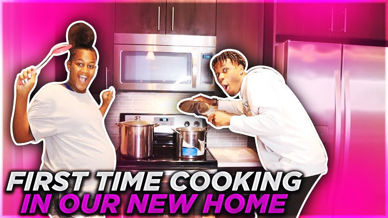 FIRST TIME COOKING IN OUR NEW HOME!!!