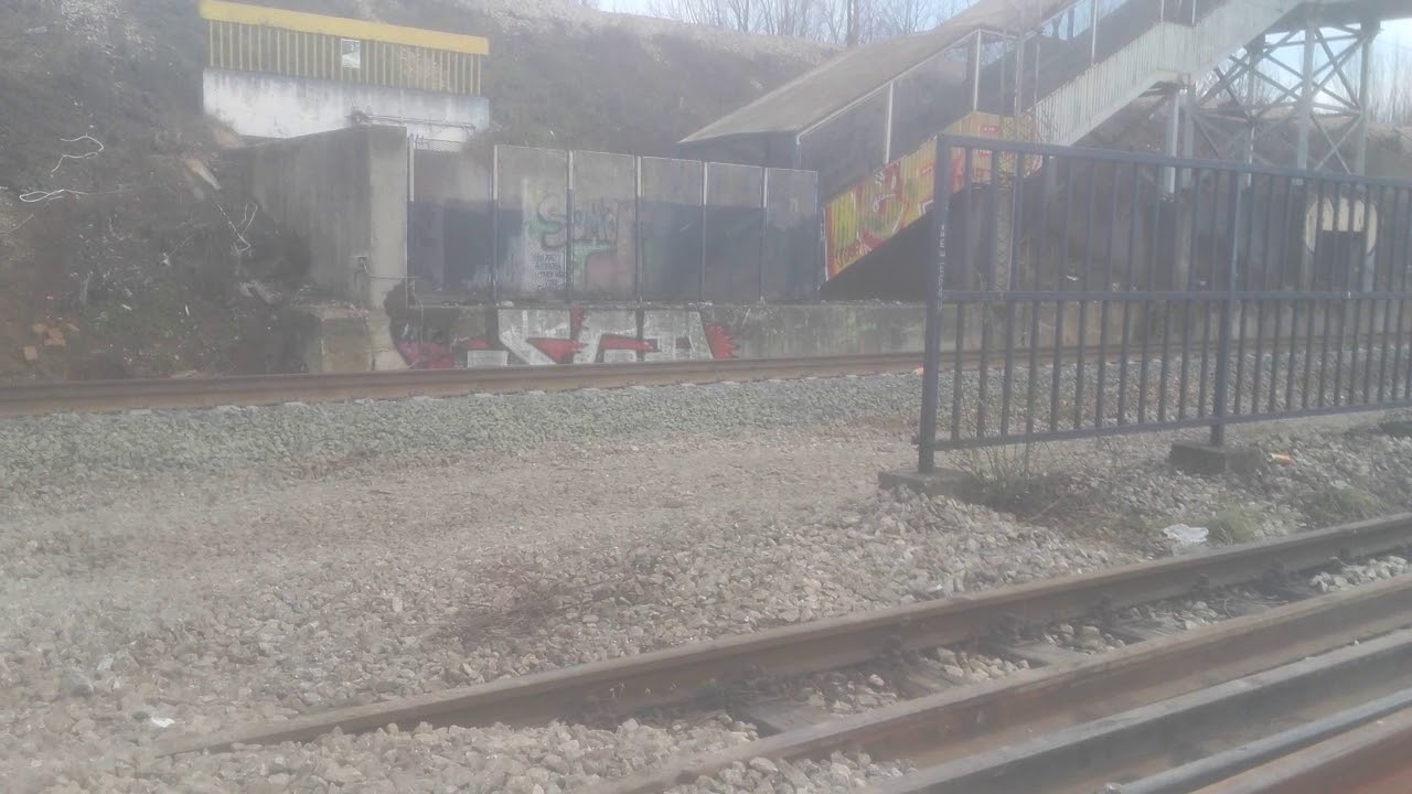 Stadler 413-021 na broj 2123 za Beograd Centar (Kneževac 1.1.2018)
