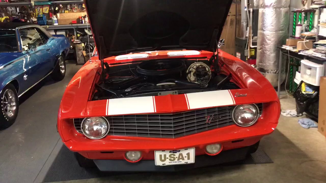 314-мильный Camaro Z28 1969 года найден припаркованным в Теннесси.