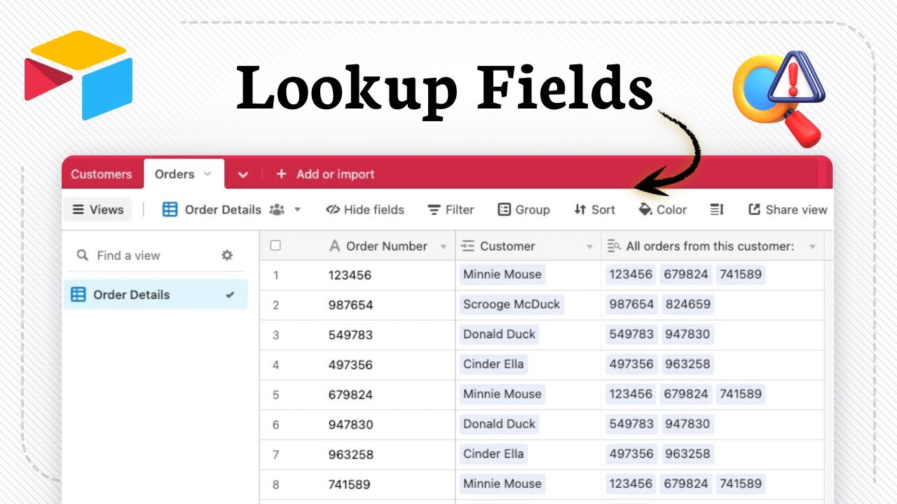 How to use Airtable lookup fields (See Linked Info Easily)