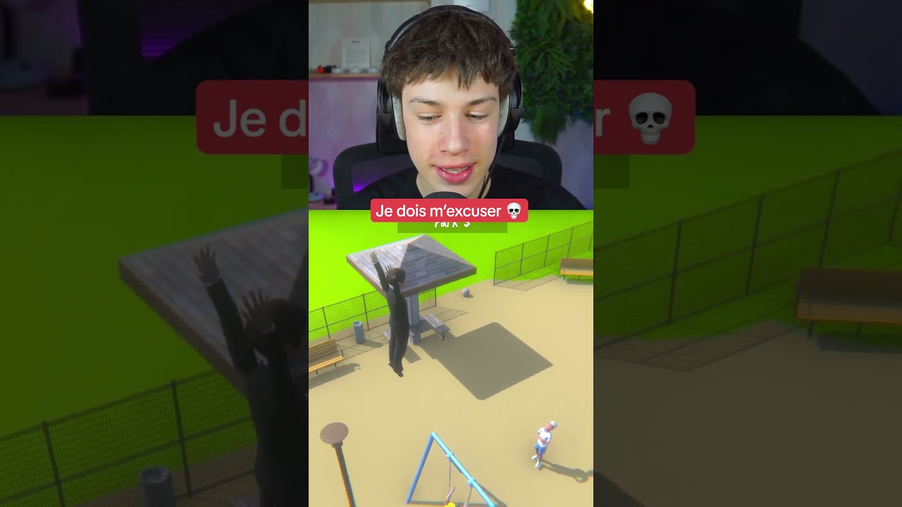 DIRE PARDON AU PETIT GARCON ! #shorts #gaming