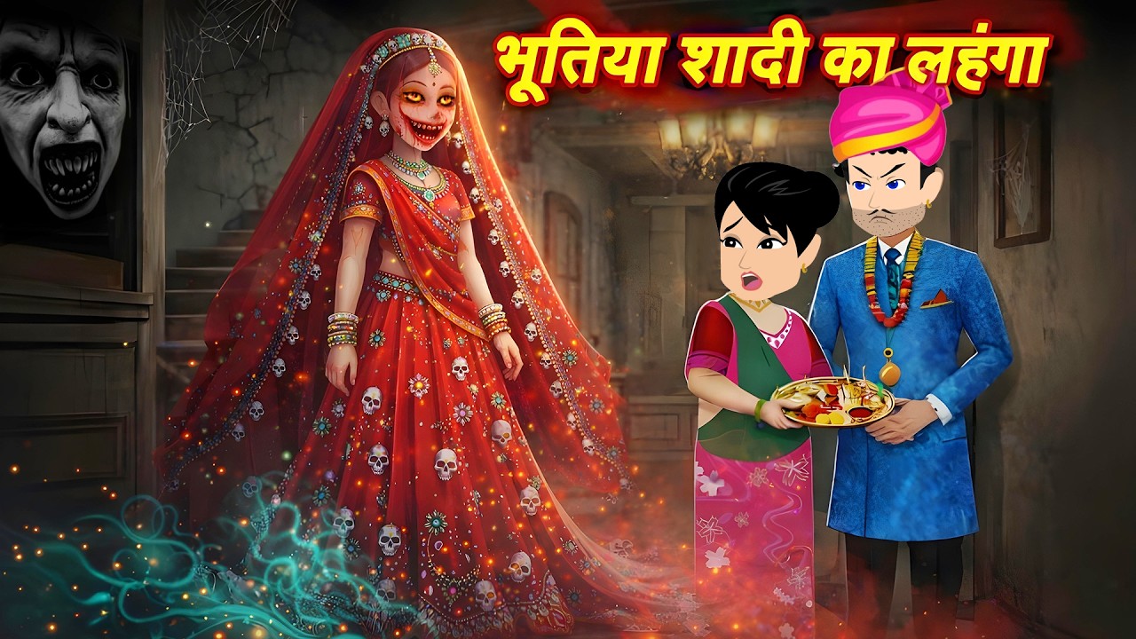 जादुई भूतिया शादी का लेहंगा Bhootiya Lehanga || Bhootiya Cartoon || Bhootiya Story | Bhootiya Kahani