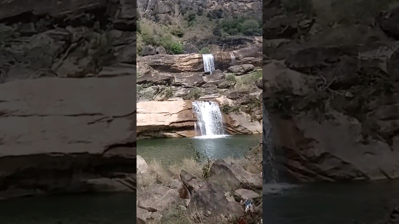 beautiful waterfall kotli kashmir