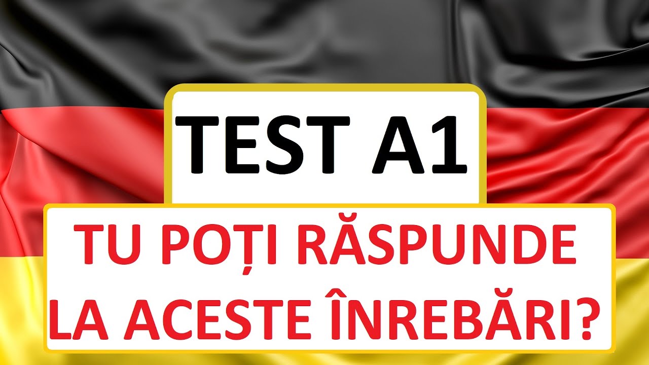 Invata Germana | TEST A1 | 15 întrebări de nivel A1 | Tu la câte întrebări poți răspunde corect?