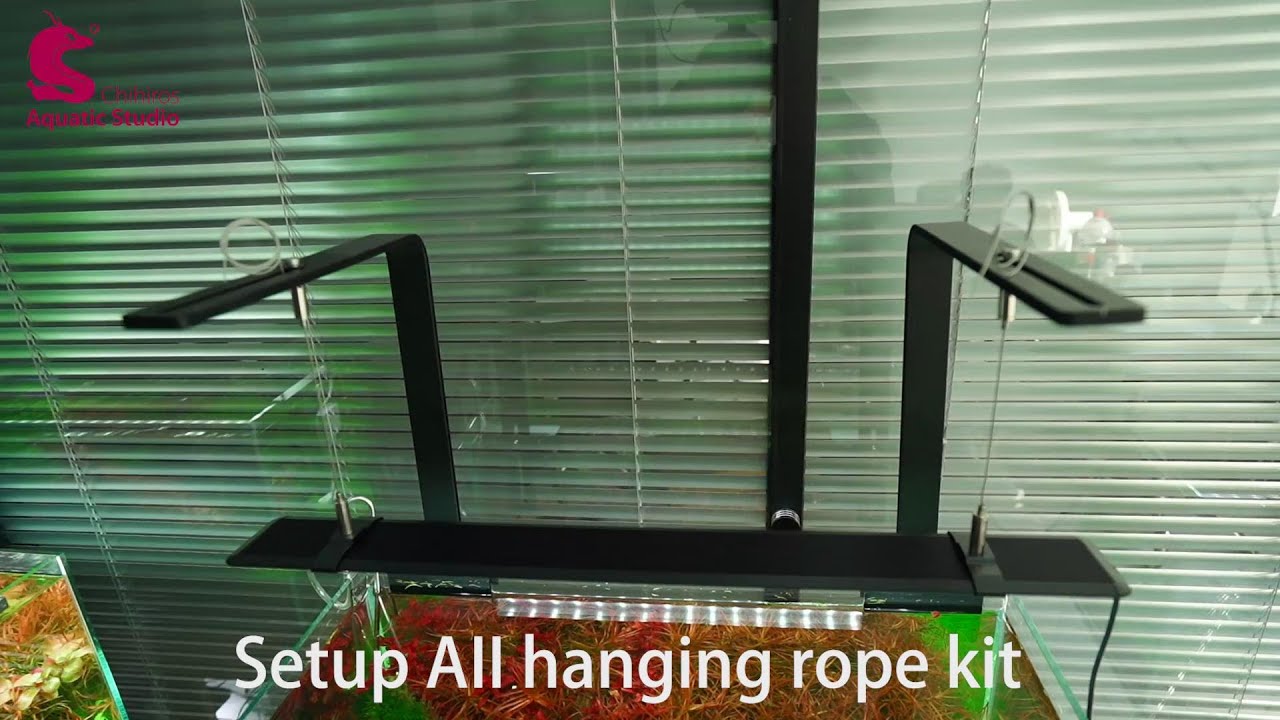How to setup Chihiros AII hanging rope kit