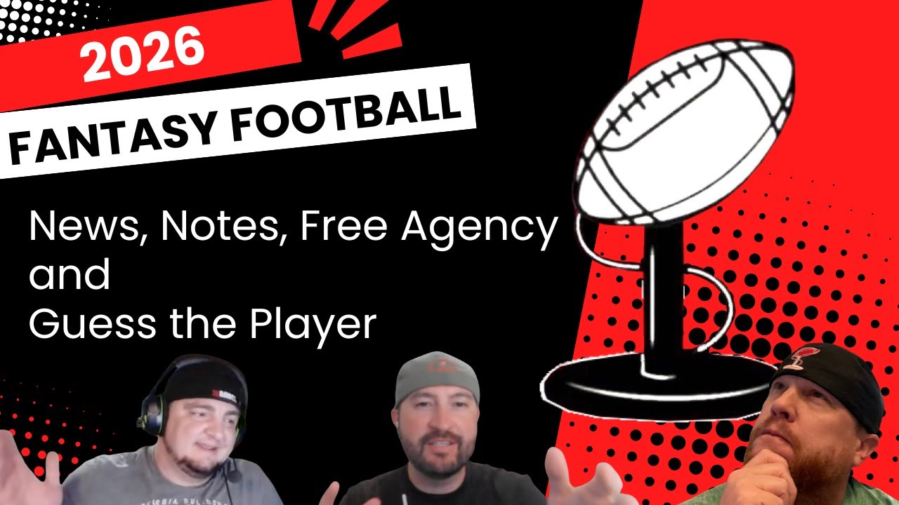 🏈 NFL News & Notes + Free Agency Updates + Guess the Player!
