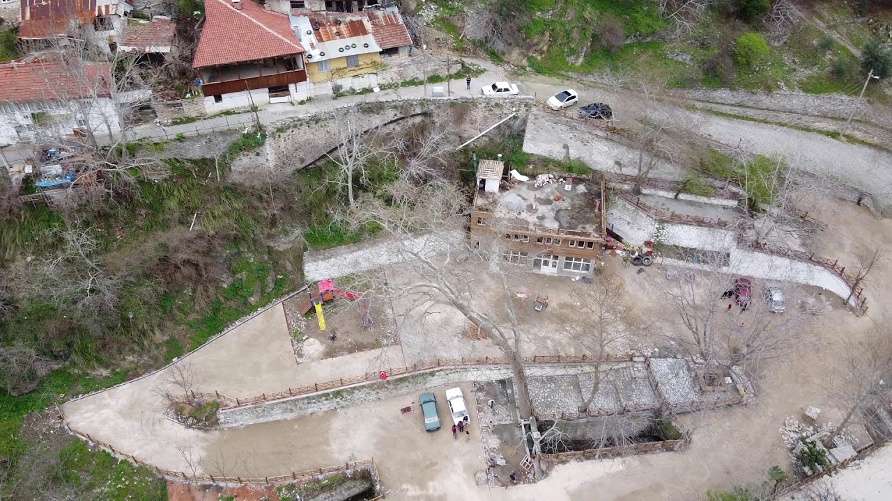 DARKALE K&Ouml;Y&Uuml; (MANİSA/SOMA) HAVADAN &Ccedil;EKİM