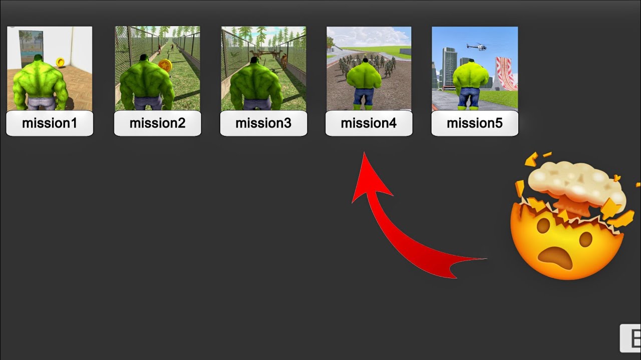 Hulk Mission Mode😱 Indian Bikes Driving 3D🥰 New Hulk Mode + Mission Mode🤯 Ibd3d New Update🤩 #1