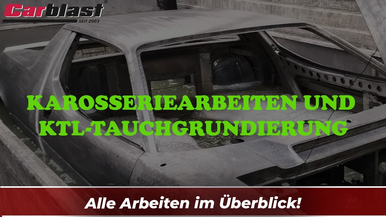 Karosseriearbeiten und KTL-Tauchgrundierung