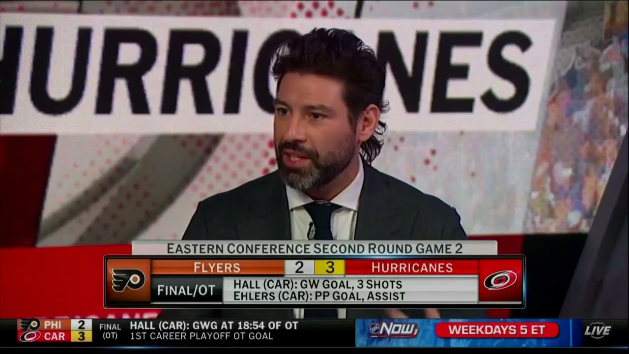 Taylor Hall scores overtime goal, Hurricanes take 2-0 series lead