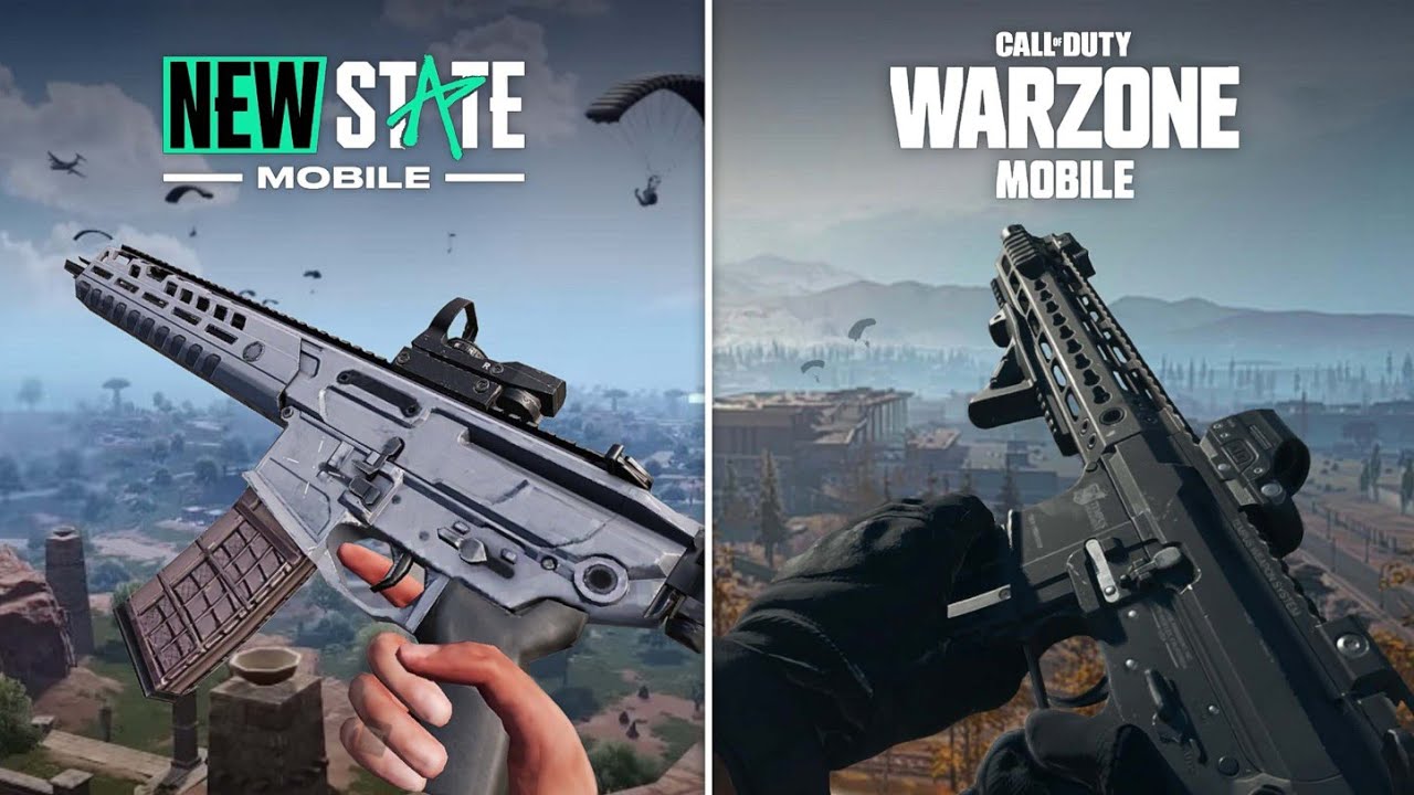 Call of Duty Warzone Mobile VS New State Mobile Comparison