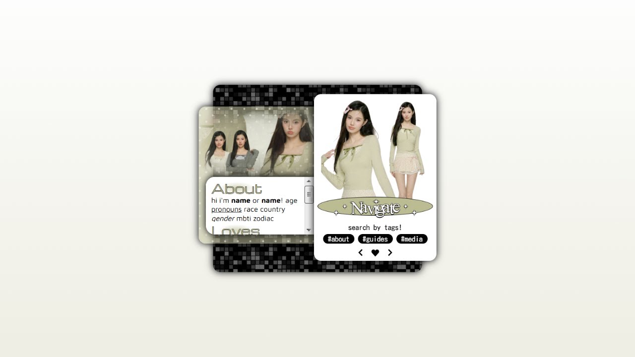 mini and pretty profile pro plus carrd tutorial!