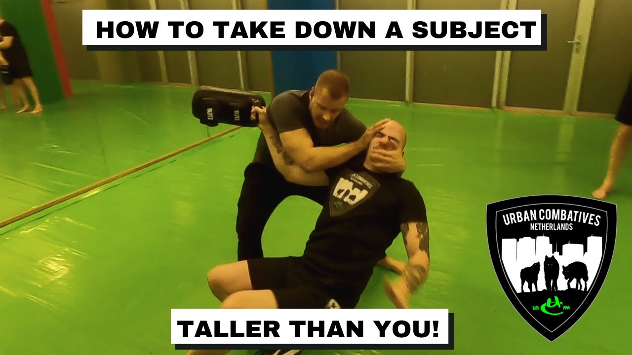 HOW TO TAKEDOWN A SUBJECT TALLER THAN YOU!