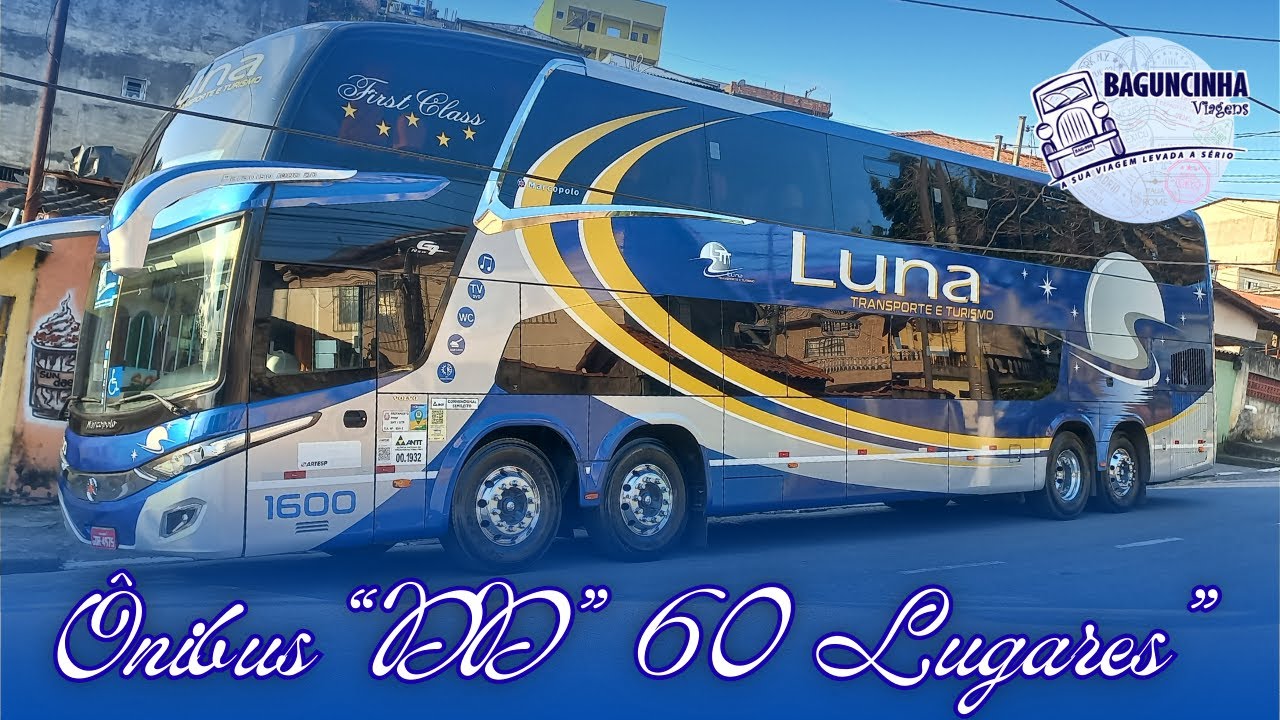 ÔNIBUS DE DOIS ANDARES DE 60 LUGARES