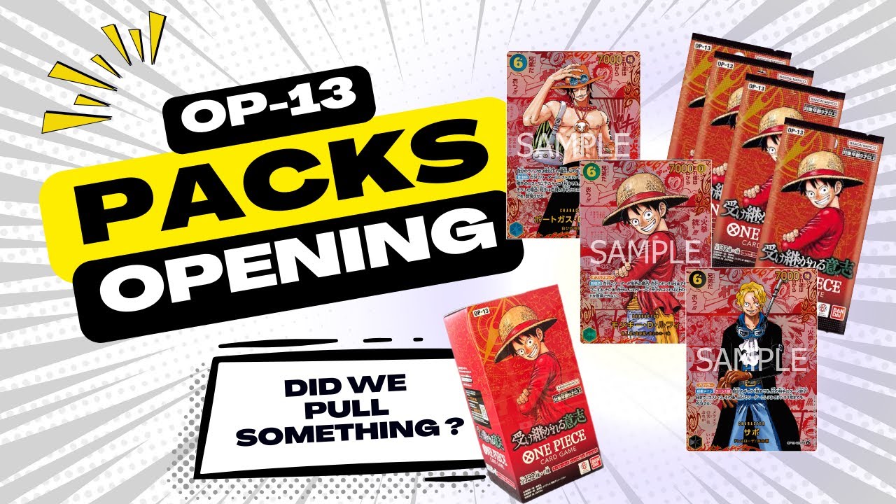 OP-13 One Piece TCG Booster Pack Opening | What Will We Pull?