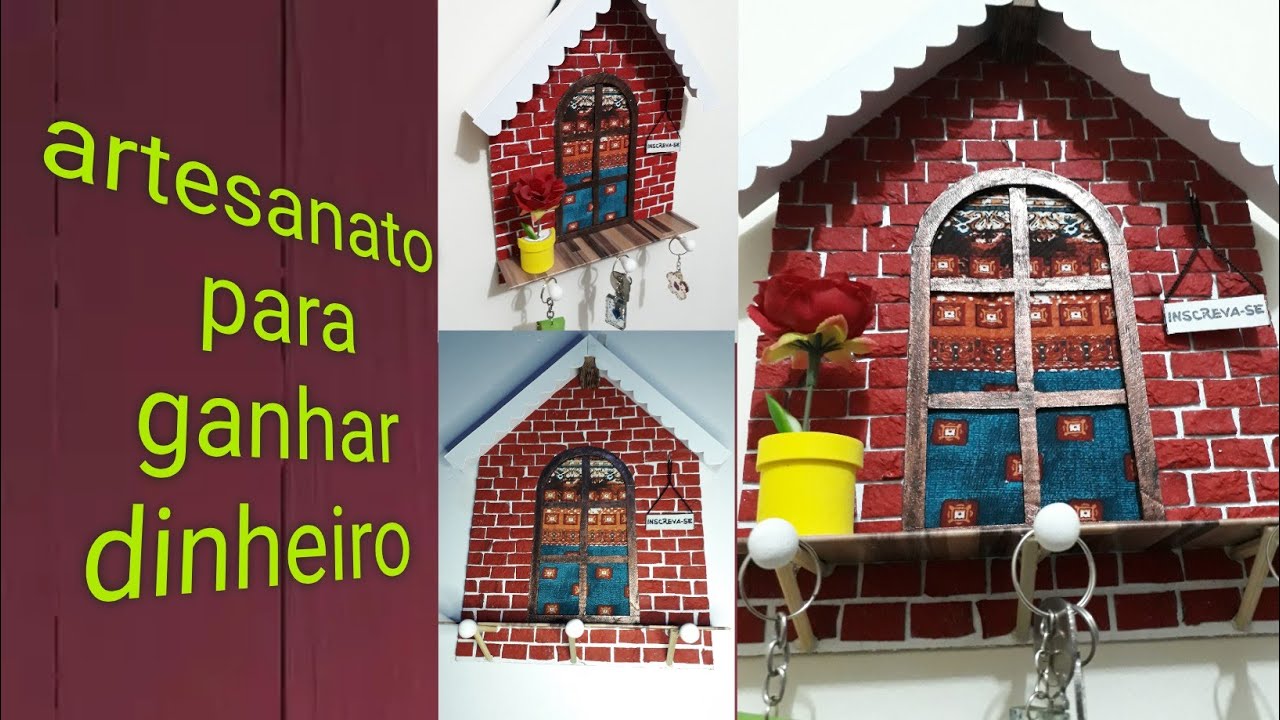 ideias de porta chaves artesanal muito facil diy passo a passo