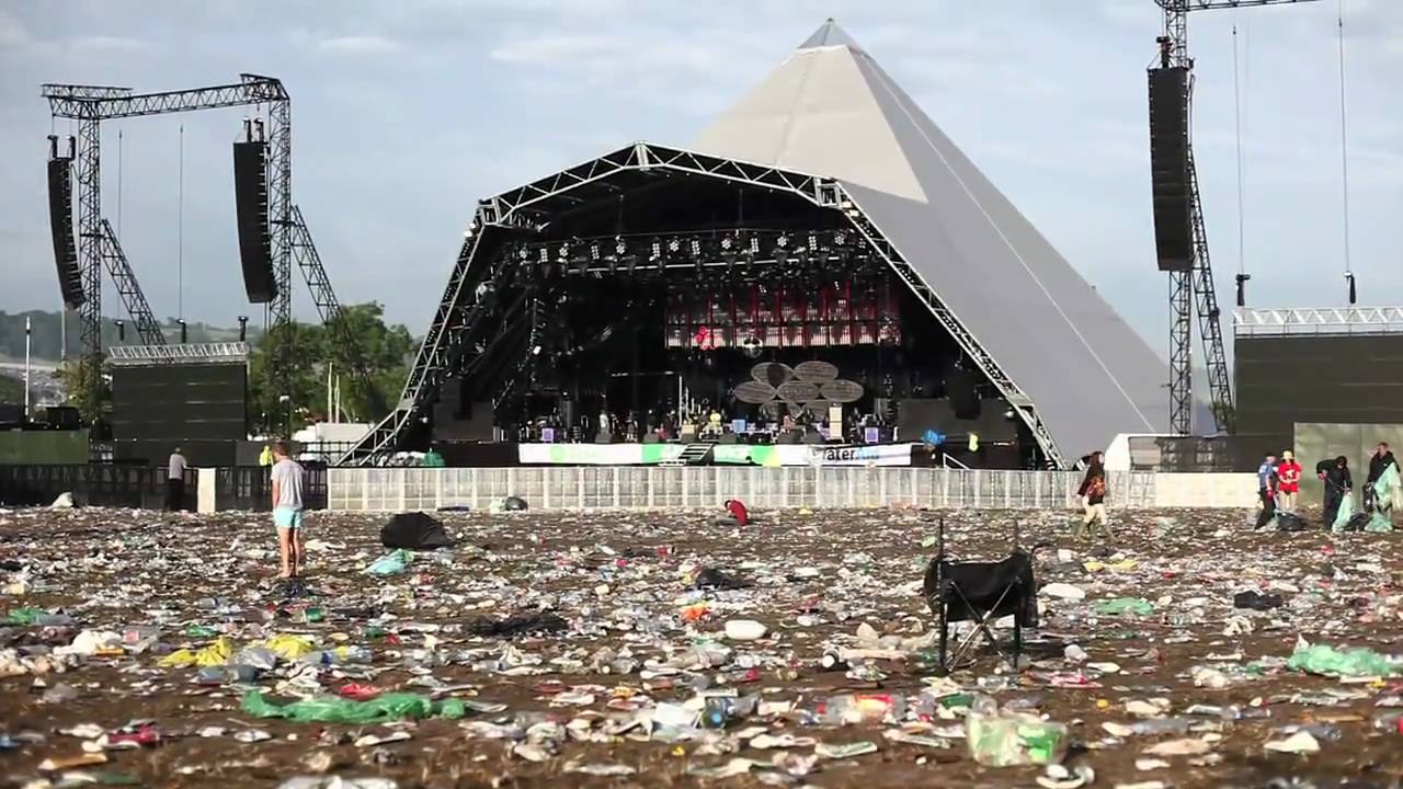 Glastonbury 2009 recycling