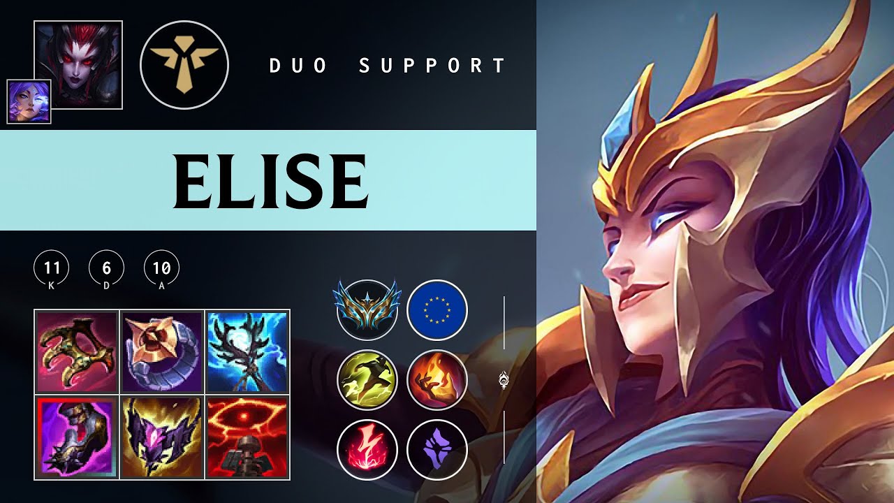 Elise Support vs Nautilus - EUW Challenger Patch 25.24
