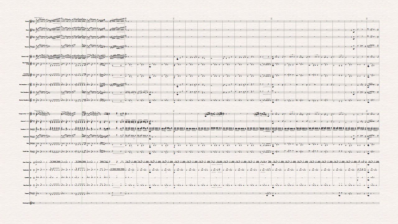 Barnes : ALVAMAR OVERTURE ( NOTE PERFORMER 3 & Sibelius8 )