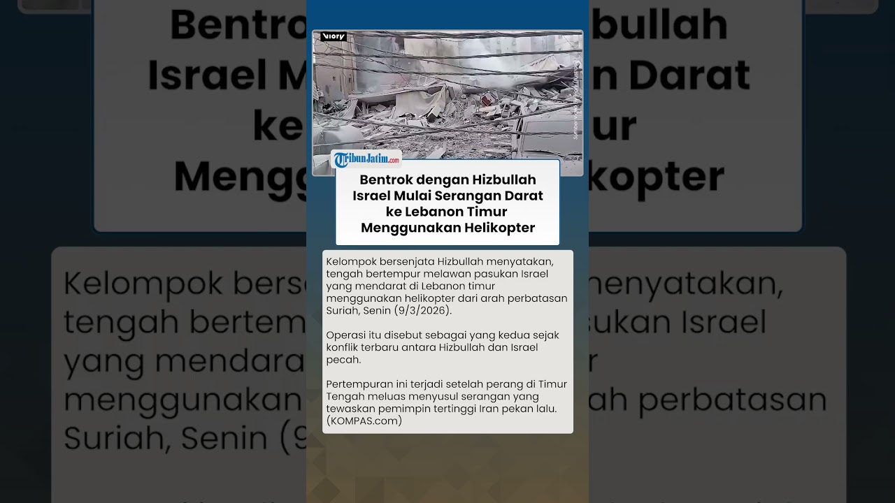 Perang Darat Dimulai! Hizbullah Klaim Pasukan Israel Masuk Lewat Perbatasan Suriah