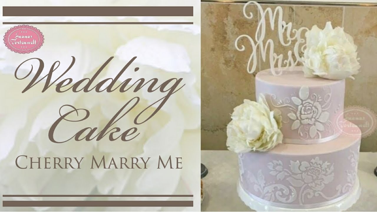 Hochzeitstorte selber machen ✩ mit Ganache einstreichen und Fondant überziehen ✩ Juanas Tortenwelt