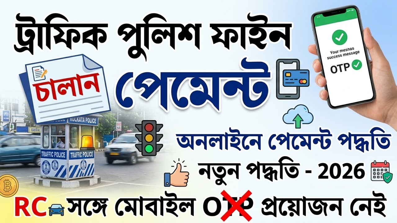 WB Traffic Police Fine Online Payment 2024 || WB Traffic Challan Payment Online | Traffic Police ...