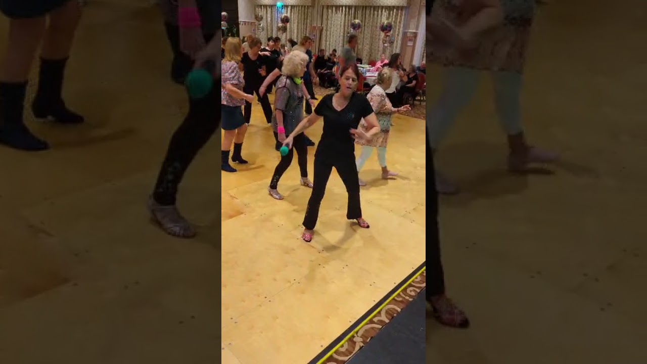 What If  --   Line Dance Demonstration with Maggie Gallagher in Coventry
