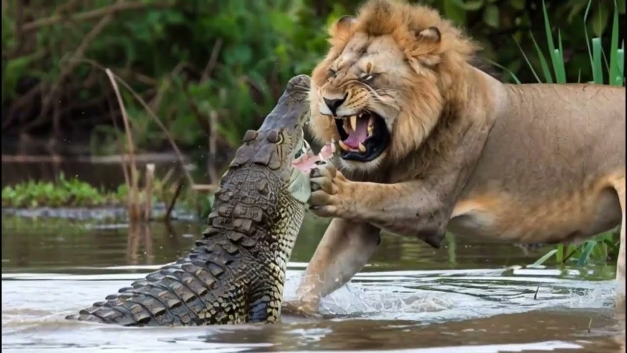 शेर और मगरमच्छ की जबरदस्त लड़ाई | Jungle Battle VideoTiger vs Crocodile Fight –| Tiger vs Magarmach