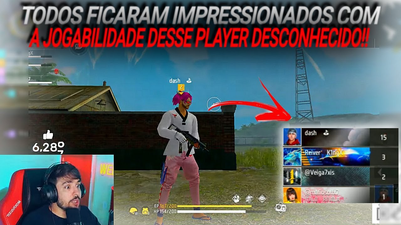 LIMPO? ESSE DESCONHECIDO DEIXOU WEEDZAO IMPRESSIONADO COM SUA JOGABILIDADE,FEZ 15 KIILS EM 2 SALAS!!