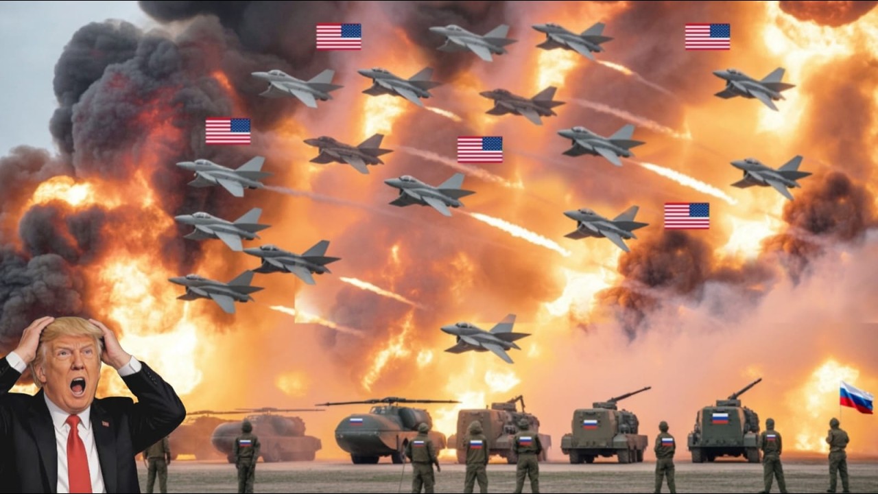 15 истребителей F-35 против мощи российского оружия! Но посмотрите, что будет дальше! – ARMA 3