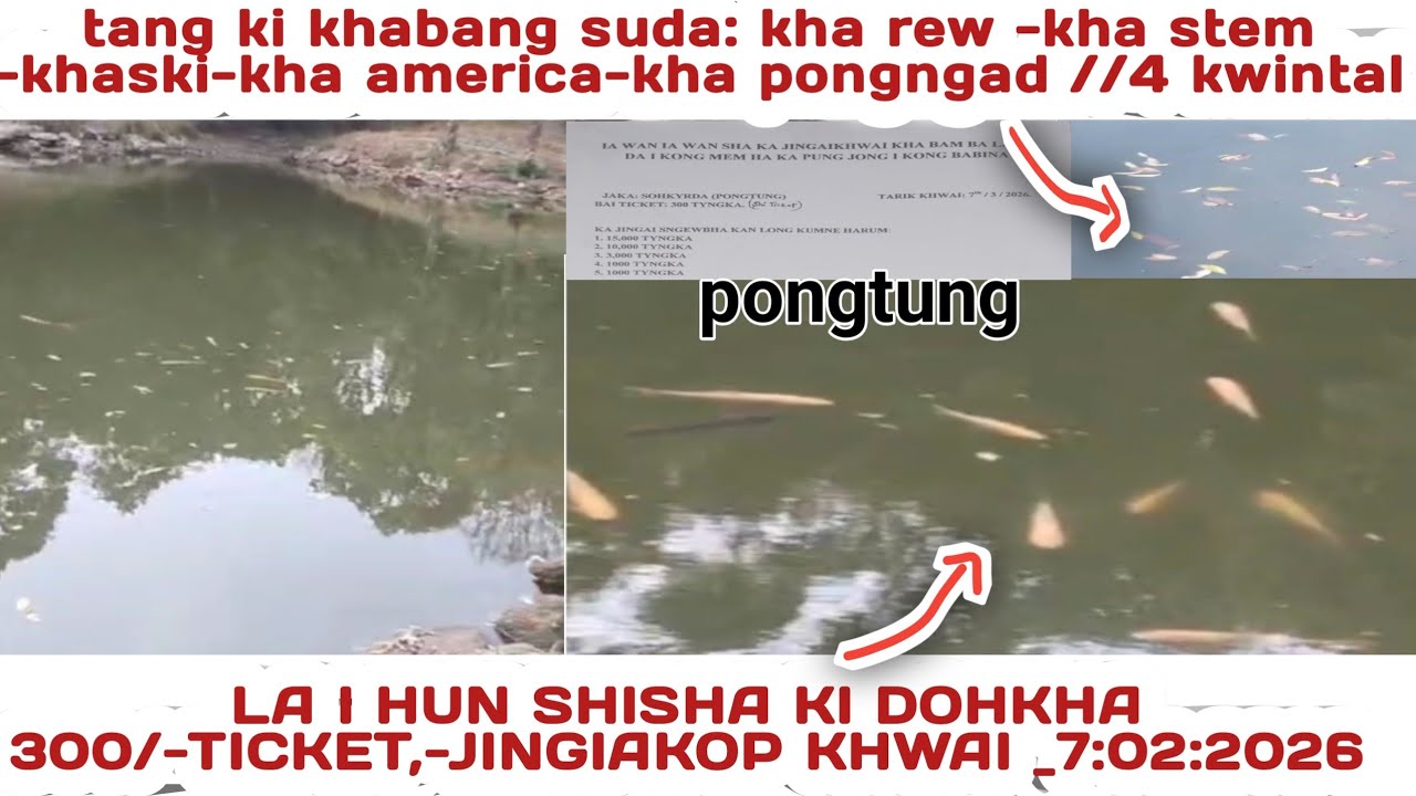 Ka JINGIAKOP KHWAI,Tang 300/-ticket KI DOHKHA TE LA IHUN JRUT RYNGKAT KA JINGAI SNGEWBHA 