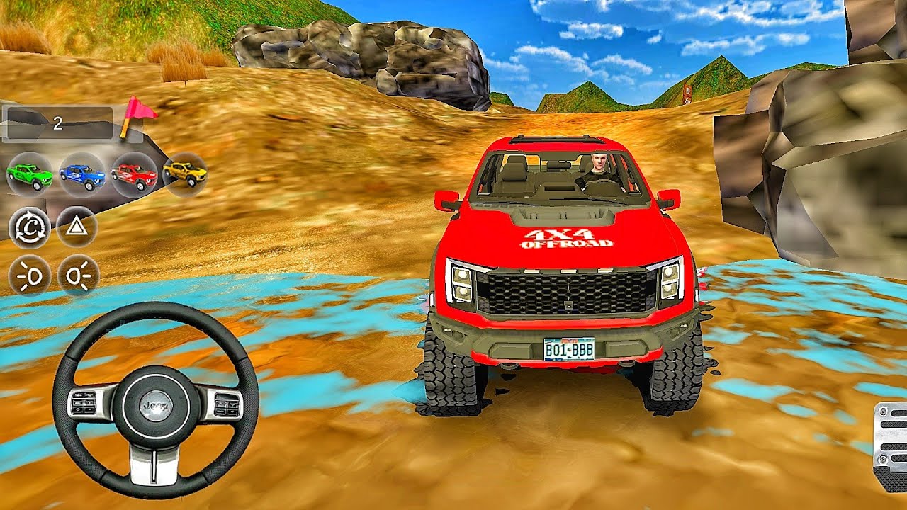 Jeep Driving 4x4 - Jeep Game | Jeep Game 3D Gameplay - जीप ड्राइविंग 3D गेम | गाड़ी वाला गेम Part46