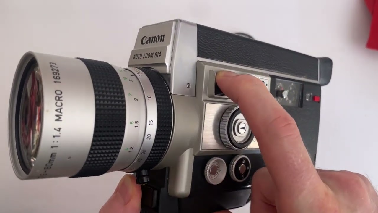 Check Canon Auto Zoom 814 Super 8 Film 8mm Camera for Etsy shop