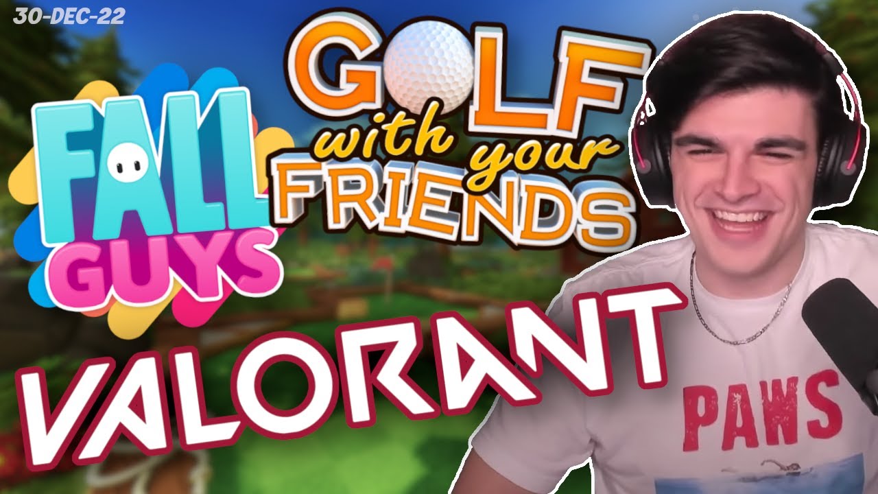 GOLF, VALORANT & FALL GUYS ft. Karl, Sykkuno, Tina, IronMouse and more! - Foolish Vod