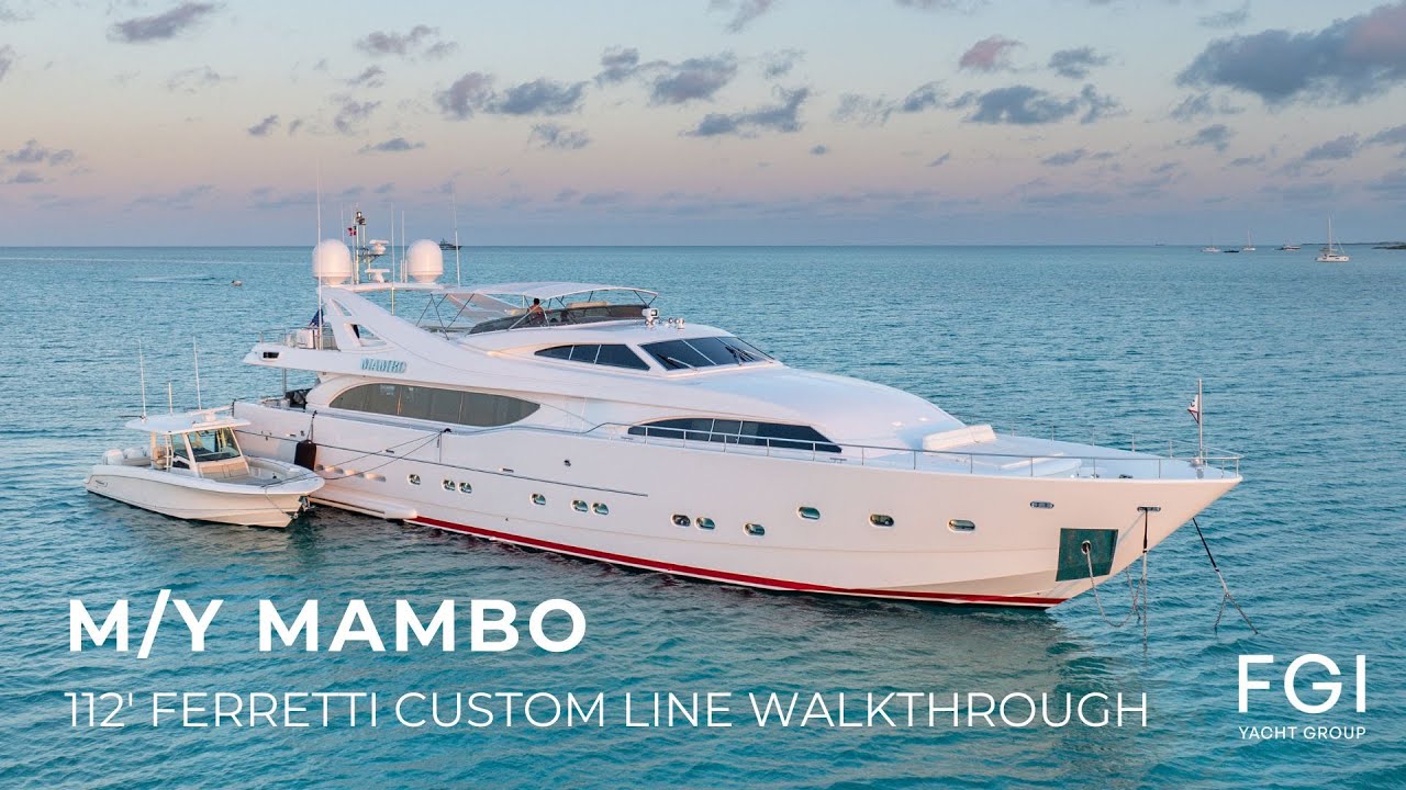 Walkthrough Ferretti Custom Line 112' (34m) MAMBO for Charter