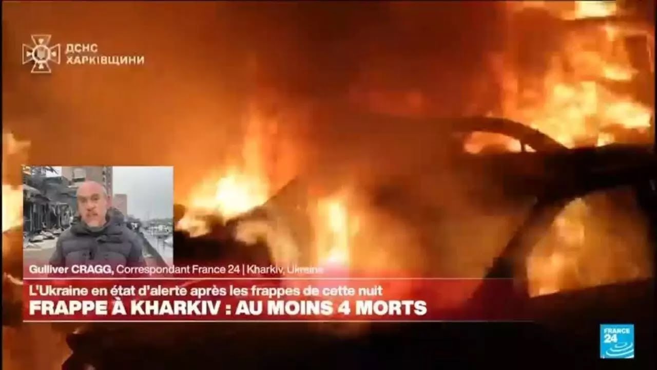 La Russie pilonne l'Ukraine, au moins neuf morts dans l'ouest et des dégâts • FRANCE 24