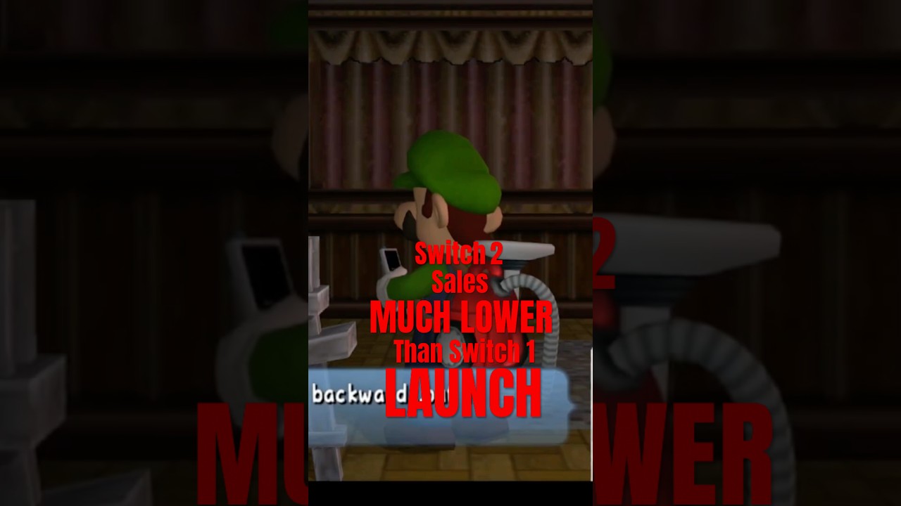 Продажи Switch 2 были НАМНОГО ниже, чем на старте продаж Switch 1! 