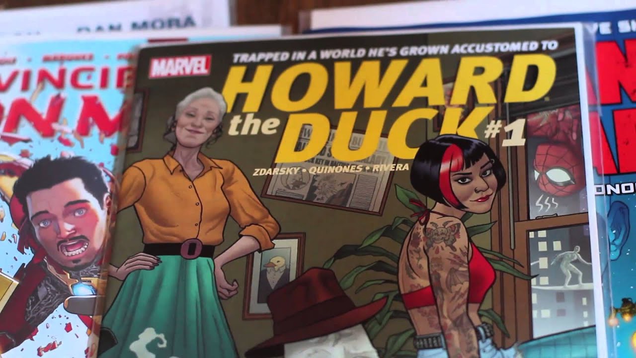 NEW COMIC REVIEWS!  Klaus, Invincible Iron Man, Paper Girls, Howard the Duck, We Stand On Guard