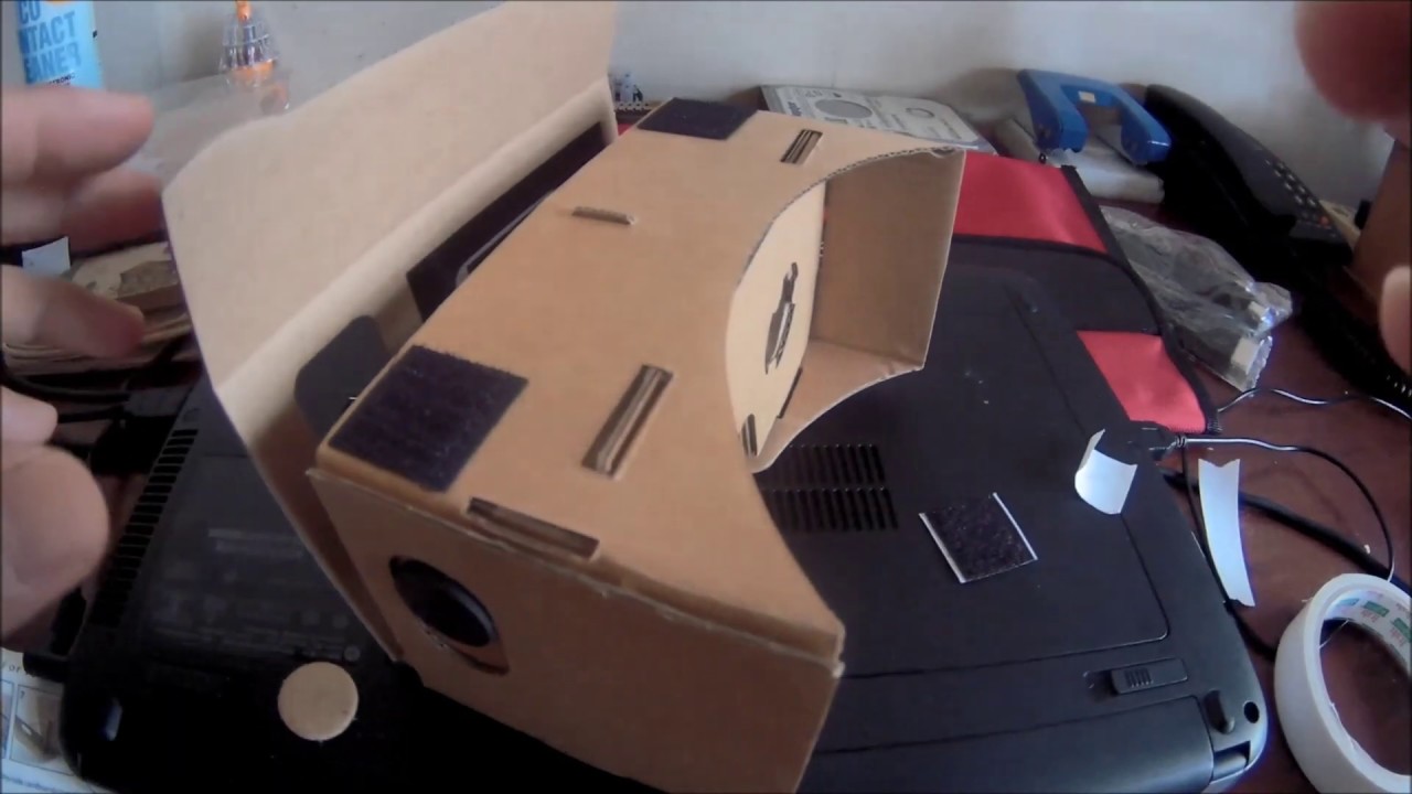 DIY Virtual Reality Goggle - Google Cardboard 3D Glasses