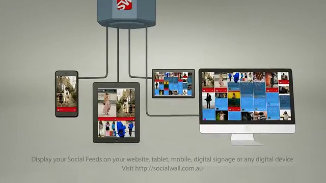 Social Wall Video Promo Run Away